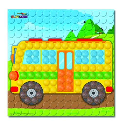 플레이콘 모자이크 (버스) 5인용-1세트