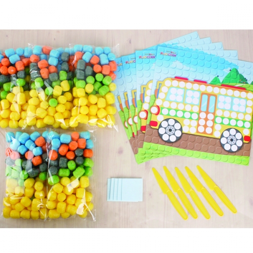 플레이콘 모자이크 (버스) 5인용-1세트