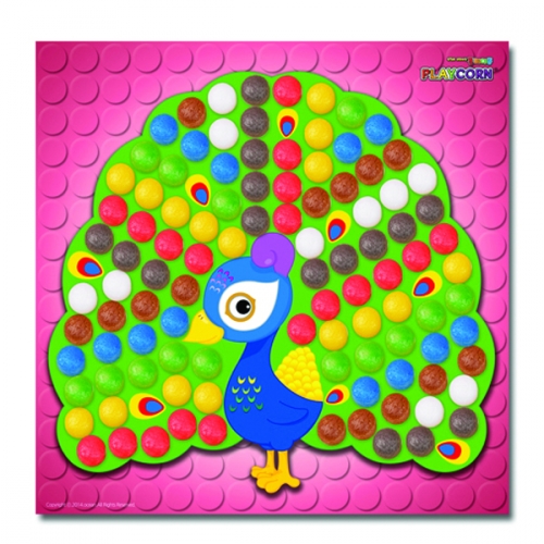 플레이콘 모자이크 (공작새) 5인용-1세트