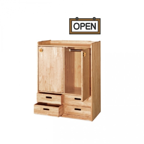 고무 서랍문옷장 4인용