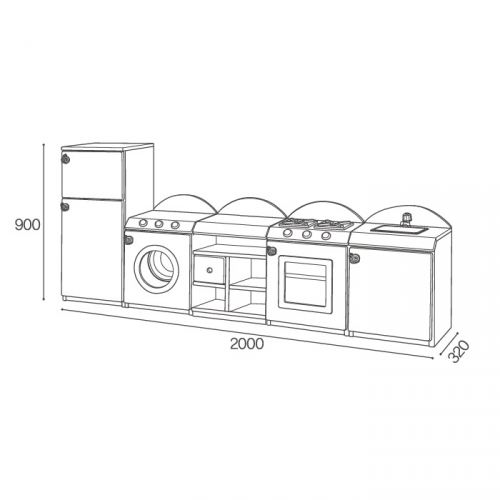고무 소꿉놀이단품세트
