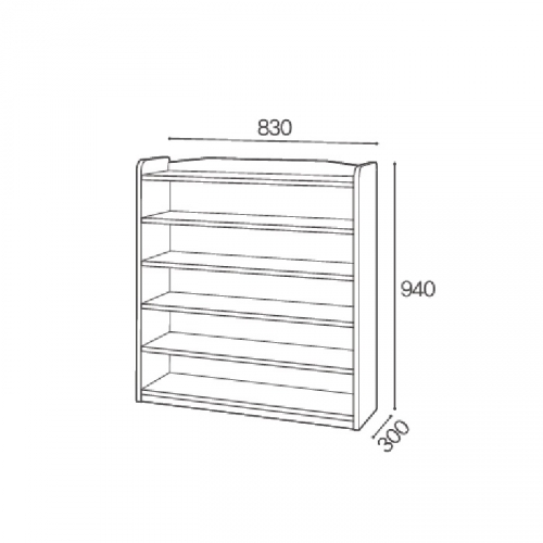 고무 신발장 20인용