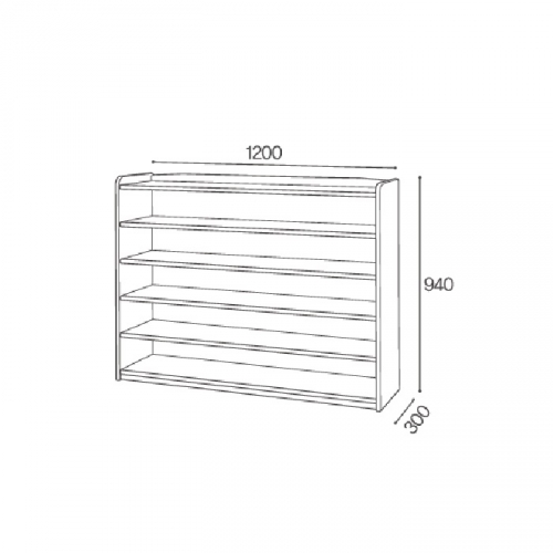 고무 신발장 30인용