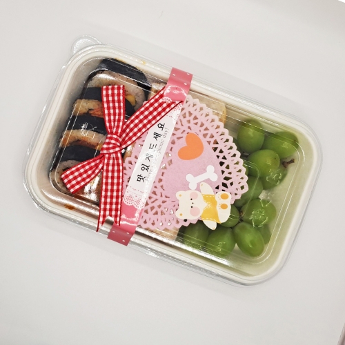 펄프도시락 친환경도시락