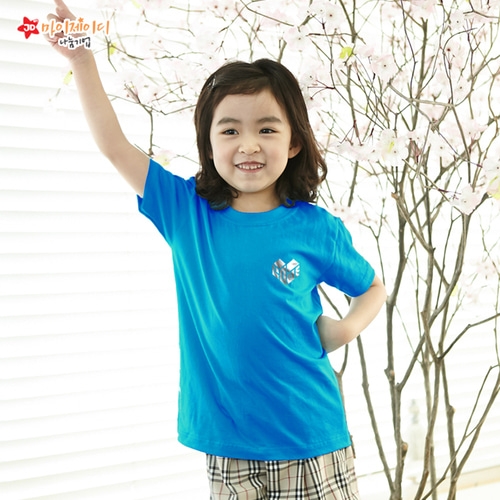 국내산 순면 반짝반짝 포일 아트 골드 실버 티셔츠 반팔 _하트인러브 ★심플디자인★