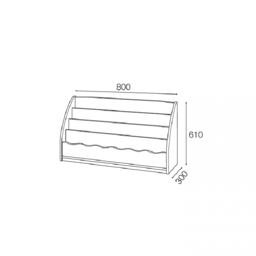 고무 영아책꽂이