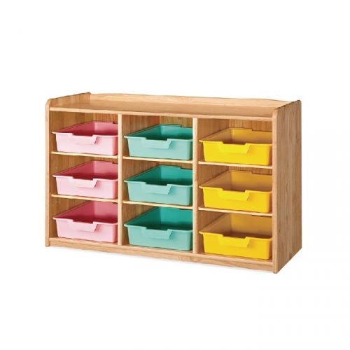 고무 영아컬러바구니장 9인용