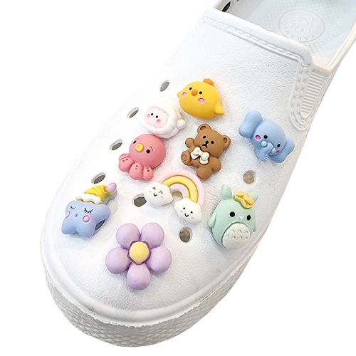 실내화 슬리퍼 입체장식 파츠 악세서리(3000원X6개)