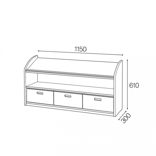 고무 이단 퍼즐서랍장