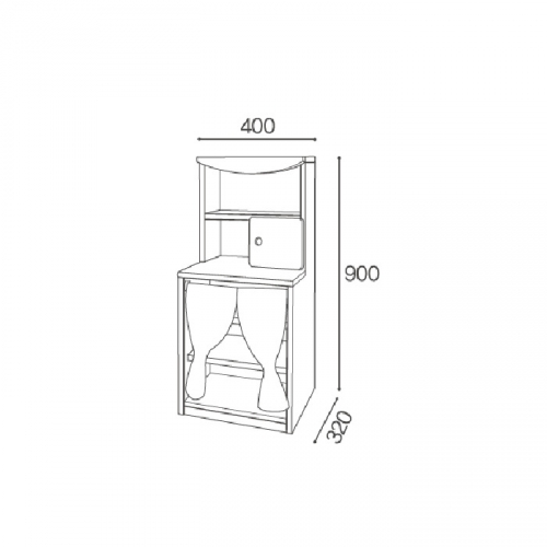고무 정리대 커튼형