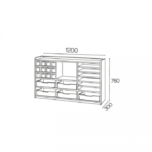 고무 조형정리장A