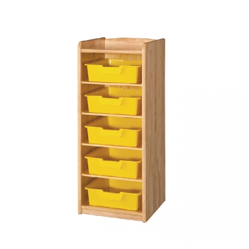 고무 컬러바구니장 5인용