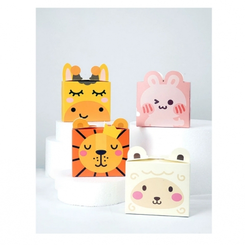 선물상자 동물 모양 포장 박스(5개입)