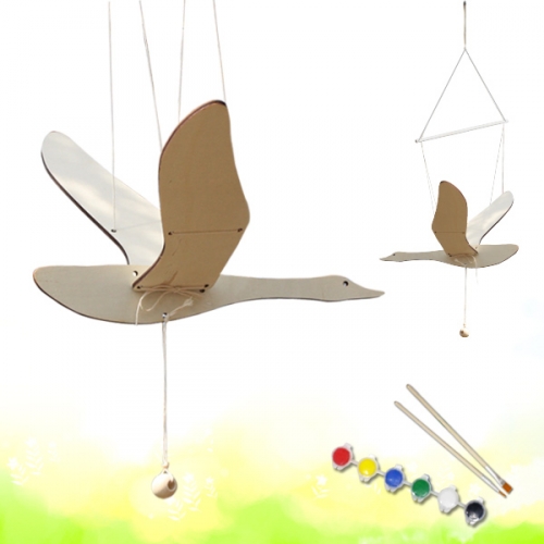 DIY 새 모빌 만들기_물감 포함