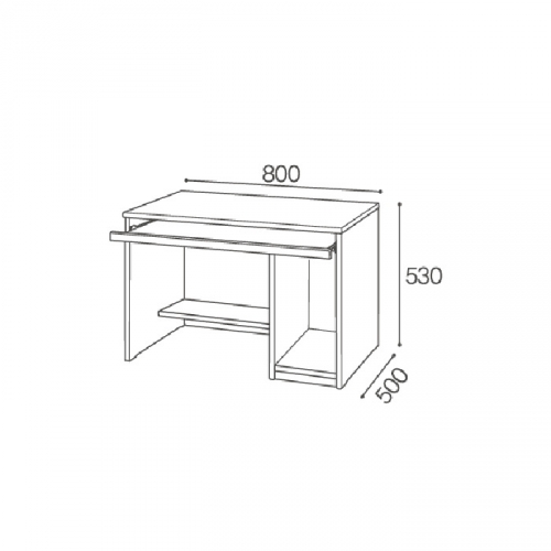 고무 컴퓨터책상 유치용