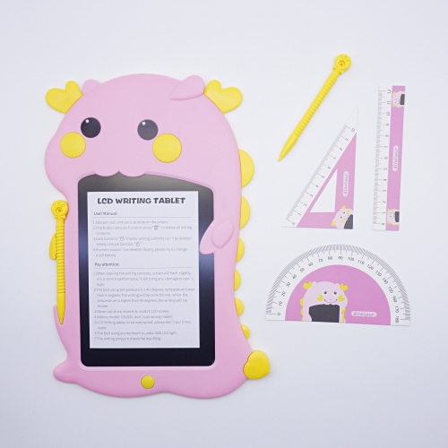 레인보우 컬러 LCD 공룡 상어 드로잉 패드 8.5인치 6종 동물 전자 노트 보드