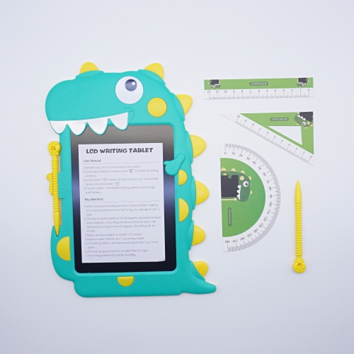 레인보우 컬러 LCD 공룡 상어 드로잉 패드 8.5인치 6종 동물 전자 노트 보드