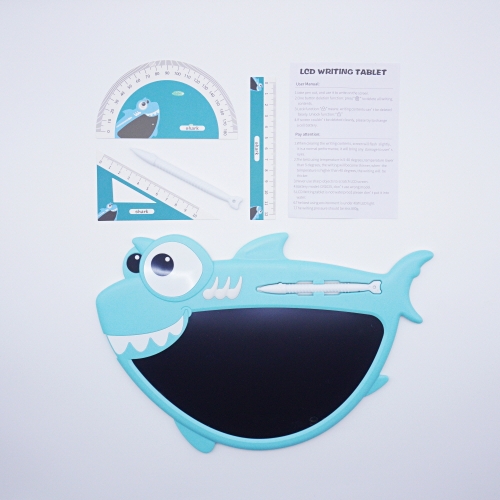 레인보우 컬러 LCD 공룡 상어 드로잉 패드 8.5인치 6종 동물 전자 노트 보드