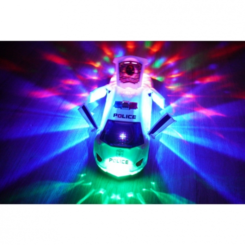 LED 움직이는 경찰차 빙글빙글 미러볼 변신자동차 장난감 미니카 선물