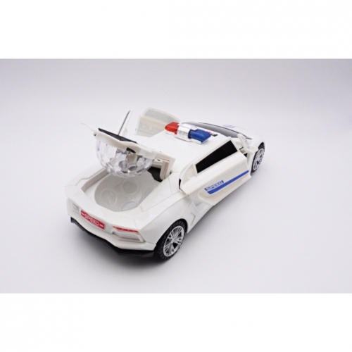 LED 움직이는 경찰차 빙글빙글 미러볼 변신자동차 장난감 미니카 선물