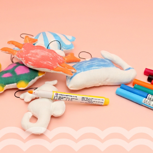 [아트드림] 색칠하기 바다생물 봉제인형(5종)