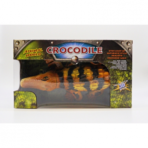 움직이는 악어 장난감 동물 피규어 크로커다일 멜로디 작동완구 어린이 과학교구 생일선물