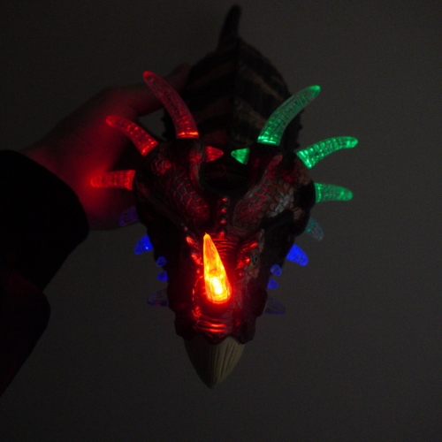 움직이는 트리케라톱스 장난감 LED 코뿔소 공룡 모형 피규어 어린이 선물 세트