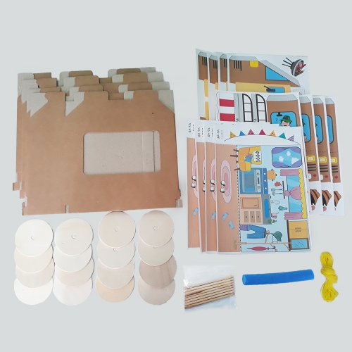 [탑키드] 만들기 신나는 캠핑카 (4인용)