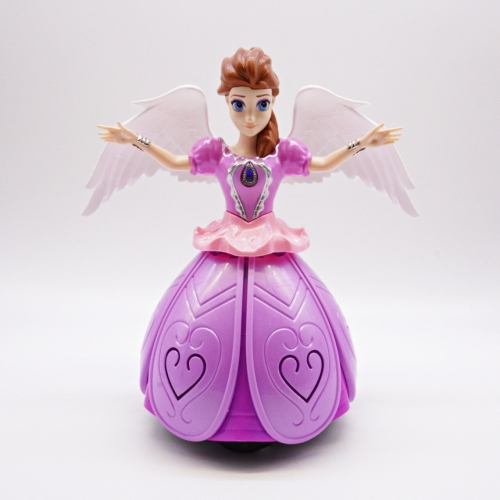 춤추는 엔젤걸 2종 작동완구 댄싱 LED 멜로디 장난감 소리나는 움직이는 겨울 공주 인형