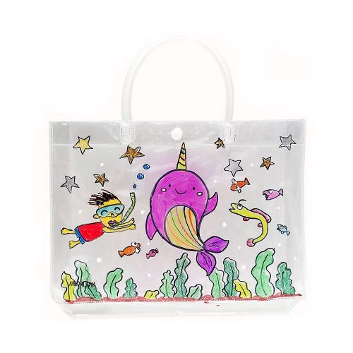 내가 꾸미는 투명 비치백 만들기