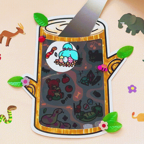 나무 손전등 비추기 5set