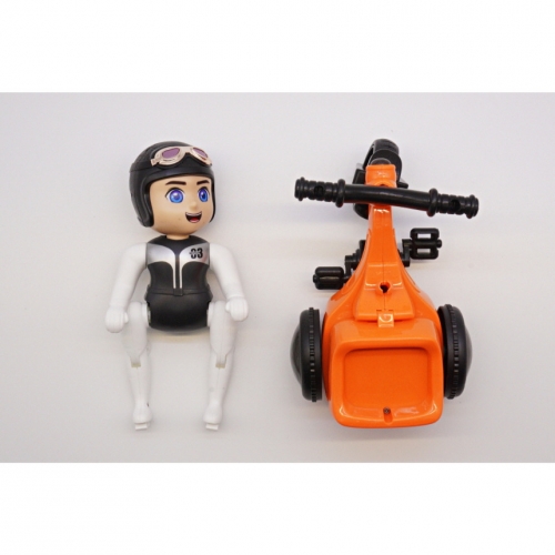 장난꾸러기 LED 오토바이 라이더 장난감 2종 360도 회전하는 세발자전거 어린이 선물