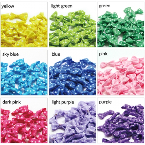 장식 리본 25mm_땡땡이 도트_용기포장