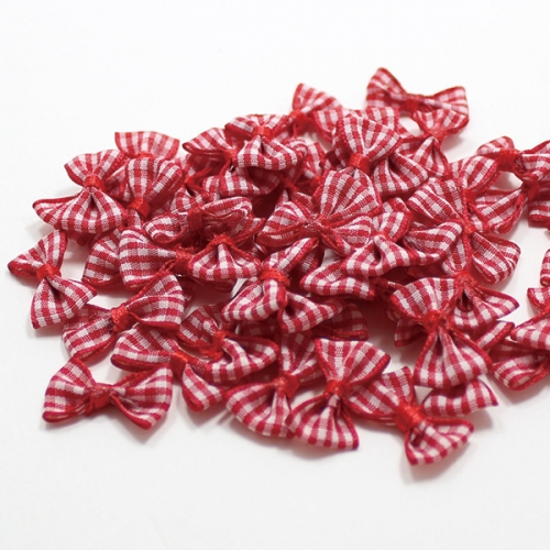 장식 리본 25mm_체크_봉투포장