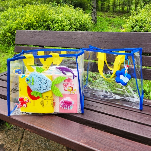 [만꾸] 물속 나라 비치백 / 여름 물놀이 투명 가방