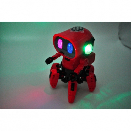 춤추는 우주탐사 문어 로봇 전사 옥토퍼스 옥토봇 led 멜로디 스파이더 장난감 선물