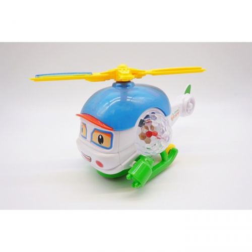 신나는 미러볼 헬리콥터 장난감 LED 멜로디 미러볼 헬기 경찰차 소방차 어린이 선물