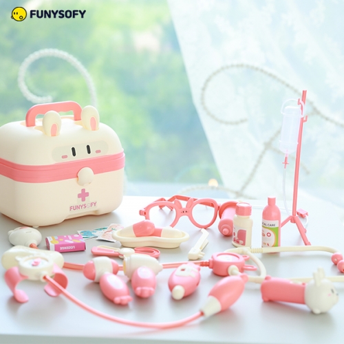 [신규런칭] 퍼니소피 토끼 종합 병원놀이 18종