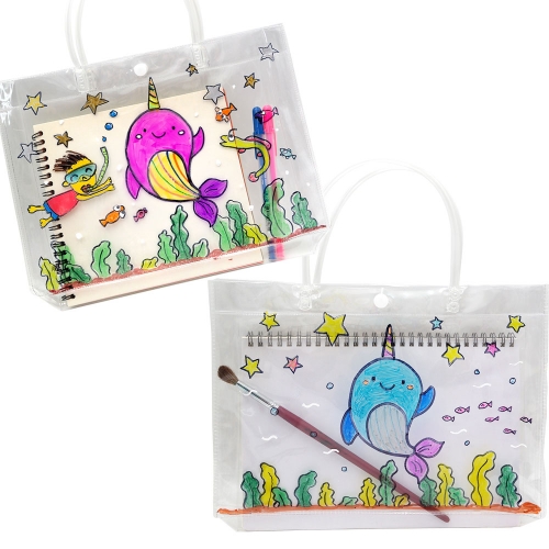 바다 투명 비치백 만들기