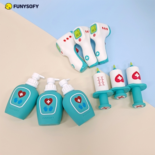 [신규런칭] 퍼니소피 소프트 바이러스 백신 역할놀이세트 9p (보관함포함)