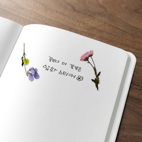 [탑키드] 압화 스티커 (40매)