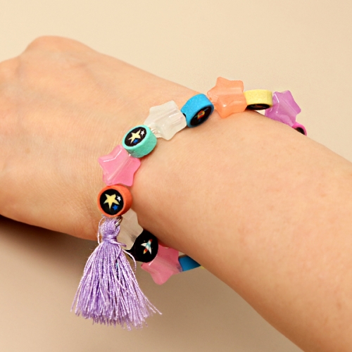 우주 별 야광팔찌