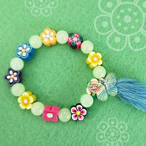 전통 나비 야광팔찌