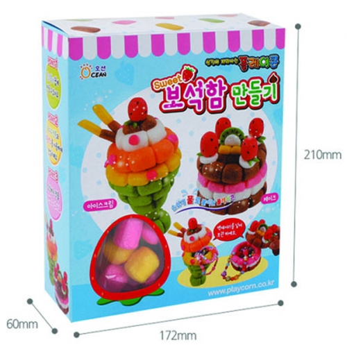 플레이콘 나만의공주, 액세서리, 보석함-3종 1세트