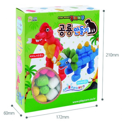 플레이콘 공룡과 친구들 4종-1세트