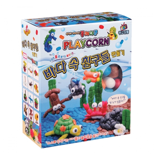 플레이콘 공룡과 친구들 4종-1세트