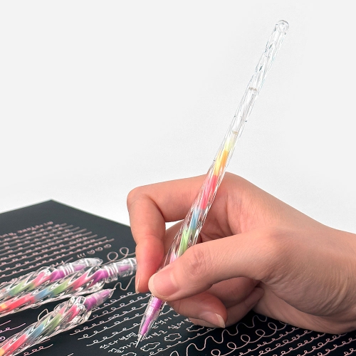 크리스탈 레인보우 중성펜(2000원X20개)