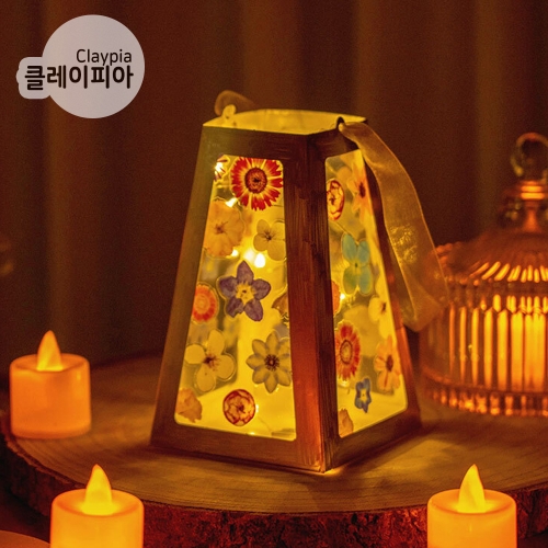 267 종이 압화 무드등 DIY