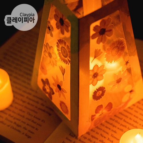 267 종이 압화 무드등 DIY