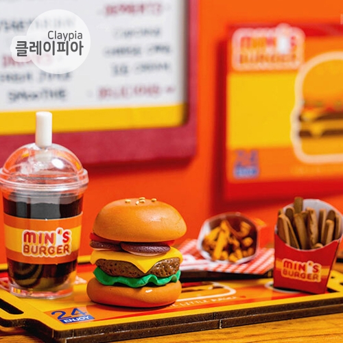 273 클레이 미니 햄버거세트 만들기